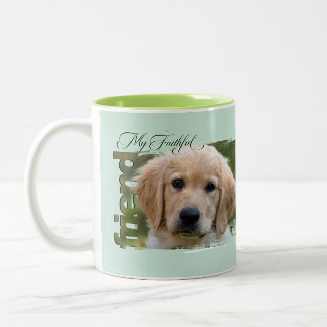 Mug Customizable Pet Photo - "My Faithful Friend" (Left)