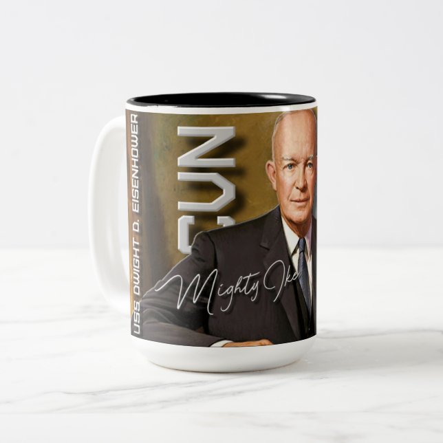 MUG CVN-69 USS DWIGHT D. EISENHOWER NAMESAKE (Front Left)