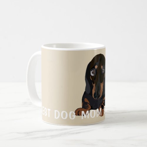 Mug Dachsund Puppy Sleeping