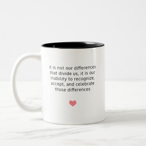 Mug Differences quote Audre Lorde  WWC Logo 