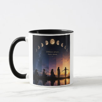 Mug Different Phases, Same Moon