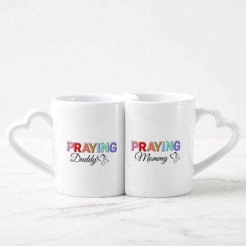 Mug Duo Praying Mommy Praying Daddy Gift idea