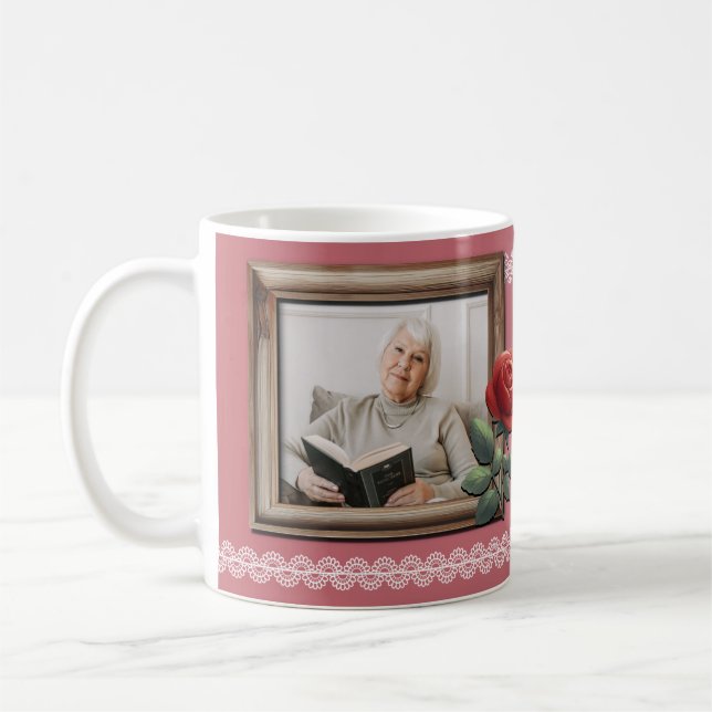Mug Elegant Grandmother Tribute Design (Left)