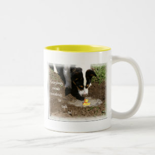Mug-Everybody Needs a Friend Two-Tone Coffee Mug