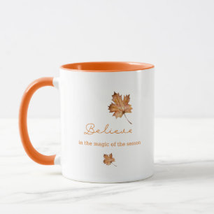 Mug Fall leaves magic with customize text messages