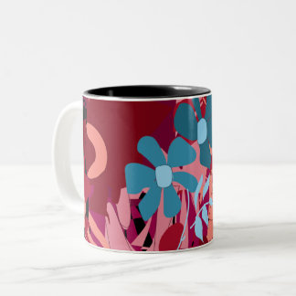 mug features of flower