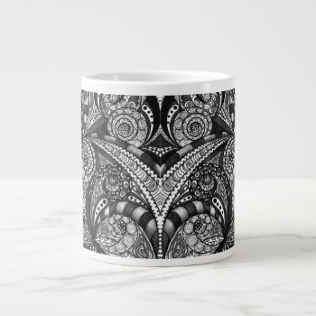 Mug Floral Abstract Background by Medusa81 at Zazzle