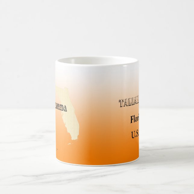 Mug - Florida State Map with City (Center)