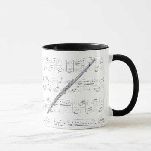 Mug _ Flute with sheet music