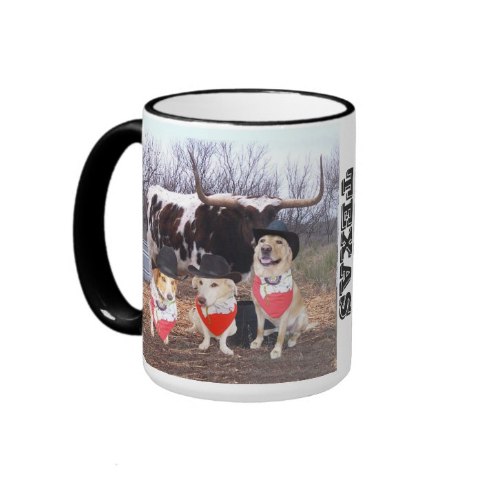 Mug for Dad, Texas Dogs & Longhorn
