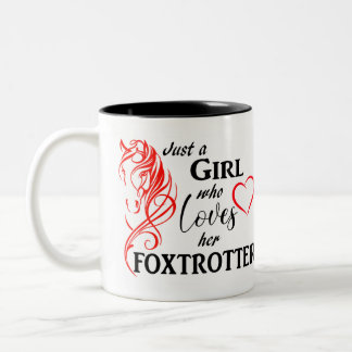 Mug for horse lovers. Foxtrotter.