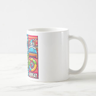 Mug for Kids "Eat, play, sleep and repeat"