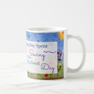 Mug for quilters or sewing fanatics