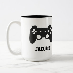 Mug for the gamer in the house, personalized.