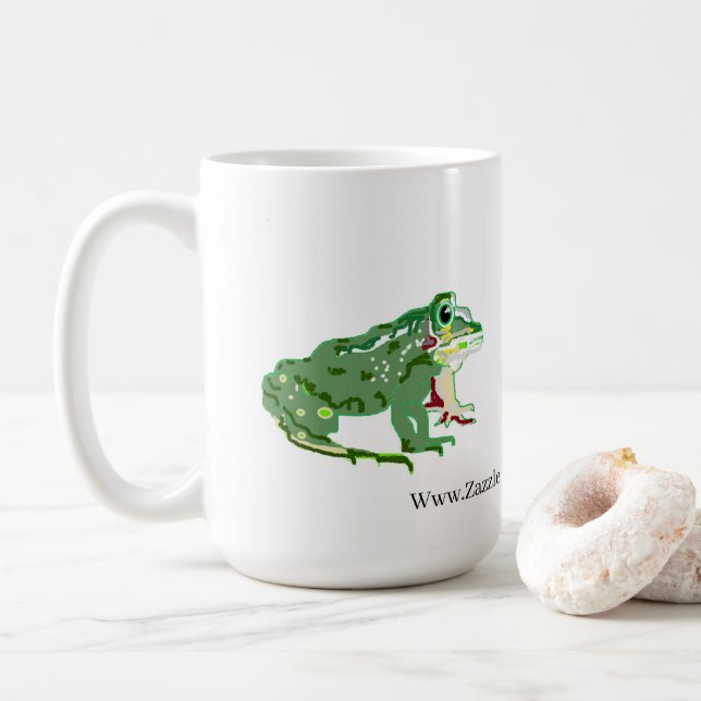Mug : Frogs (With Donut)