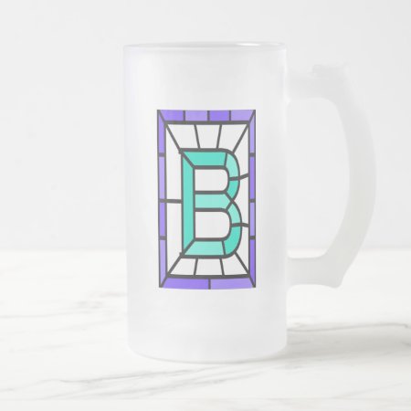 Mug, Frosted, Personalized Frosted Glass Beer Mug