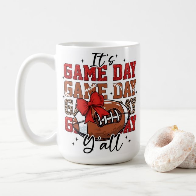 Mug game day, American football (With Donut)
