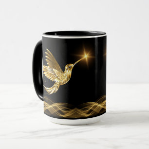 Mug Gold Hummingbird