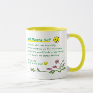 Mug: "Good Morning God!" choose size, style, color Mug