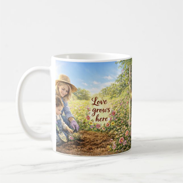 Mug - Grandma Gardening Where Love Grows (Left)