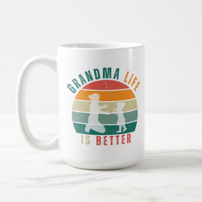 Mug- Grandma Life is Better Coffee Mug (Left)