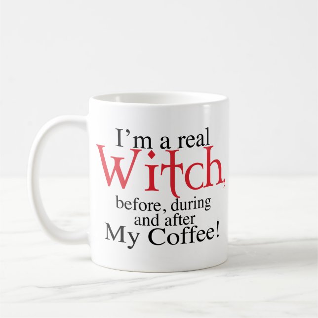 mug half Coffee Witch (Left)