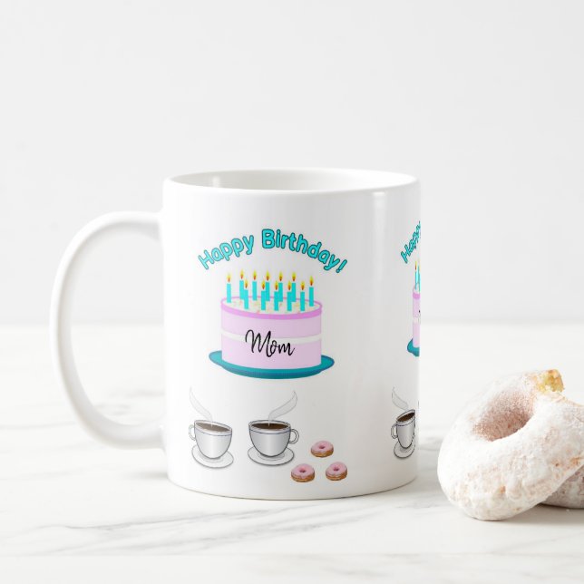 Mug Happy Birthday Mug (With Donut)