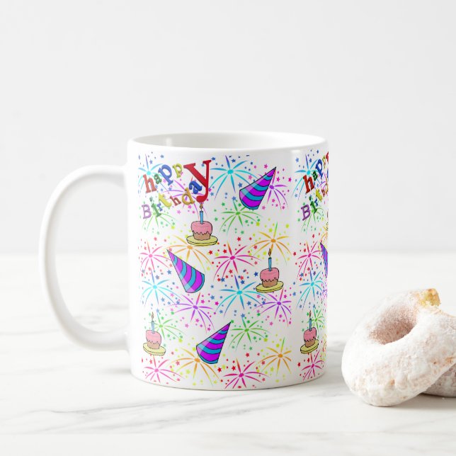 Mug Happy Birthday Mug (With Donut)