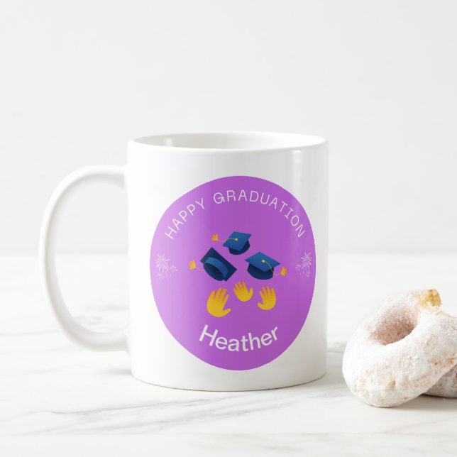 Mug - Happy Graduation Personalize - Add name (With Donut)