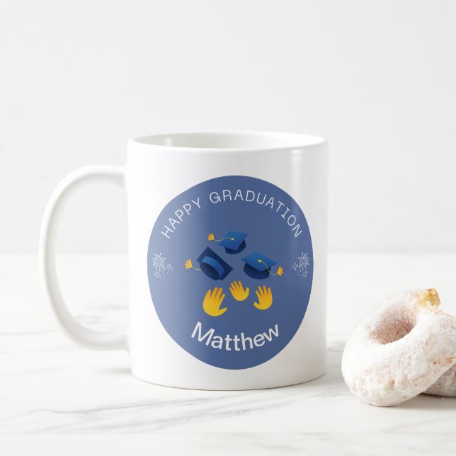 Mug - Happy Graduation Personalize - Add name (With Donut)