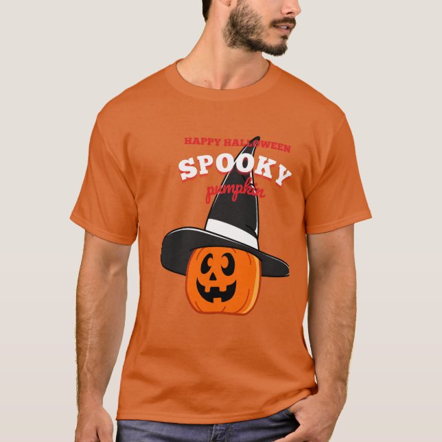 Mug happy holloween spooky  T-Shirt (Front)