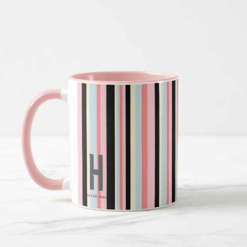 Mug Happy Stripes by HATARI SANA