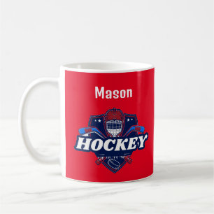 Mug Hockey Gear - Personalized -Add Name #
