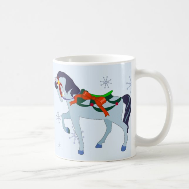 Mug - Holiday Carousel Horse (Right)