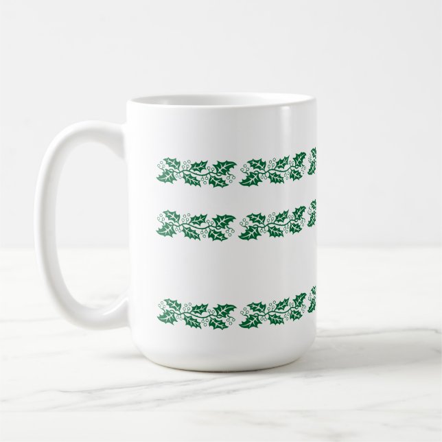 Mug - Holly Leaves (Left)