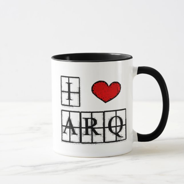 Mug I love ARQ (Right)