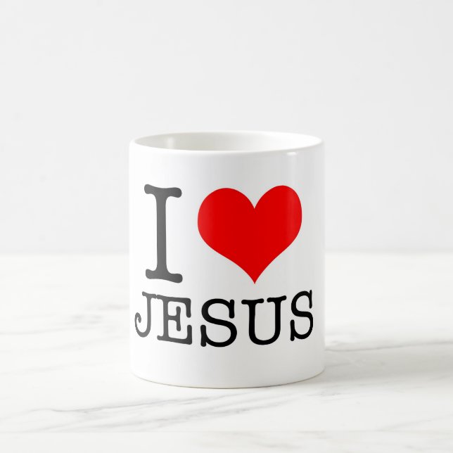 mug I LOVE JESUS (Center)