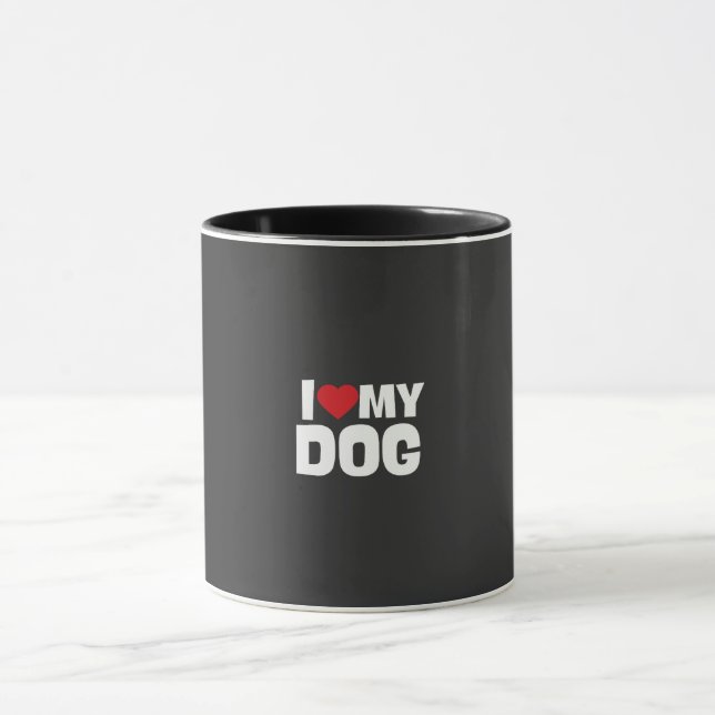 Mug/ i love my dog mug (Center)