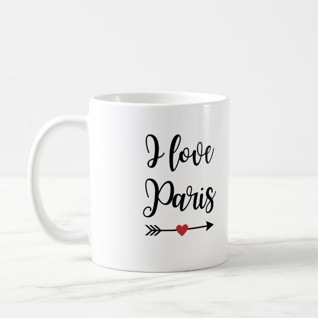 Mug "I Love Paris" (Left)