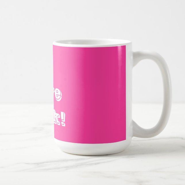 Mug I Love Pink (Right)