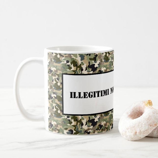 Mug-Illegitimi Non Carborundum Coffee Mug (With Donut)