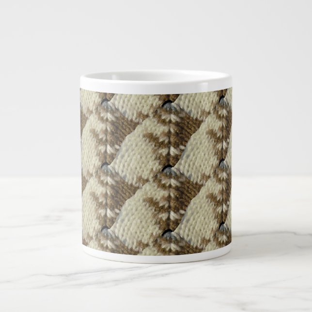 Mug - Interlaced Knit Pattern (Front)