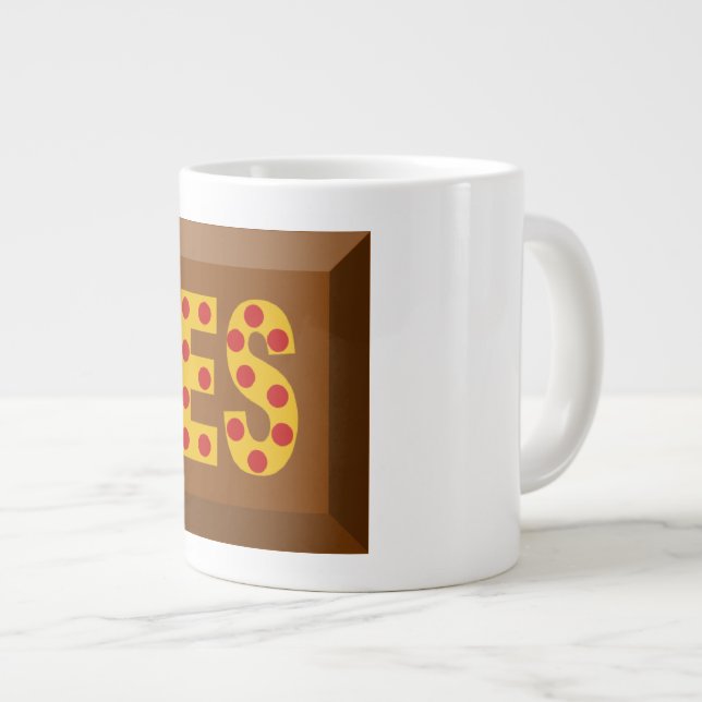 MUG JUMBO BLANCHE CHOCOLAT BONBONS ES ESPANA (Front Right)