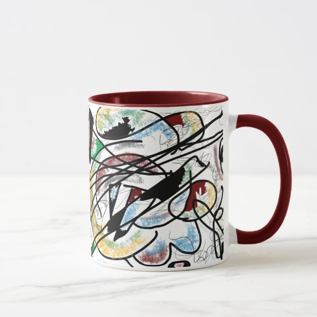 Mug Kandinsky-inspired (Right)