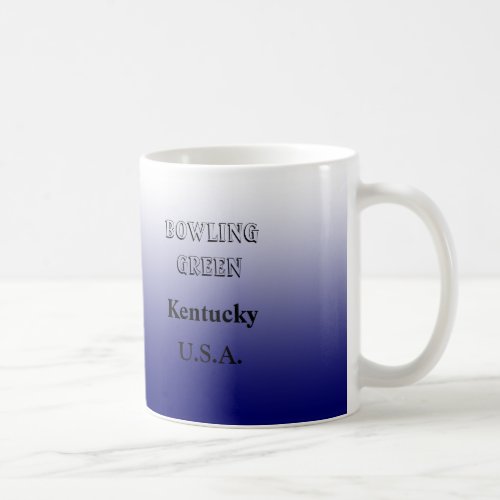 Mug _ Kentucky State Map with City
