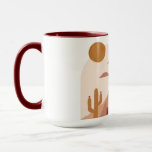 Mug - Large cup - Terracotta by Ludilabel<br><div class="desc">A nice cup in warm colors that invite you to a trip.</div>