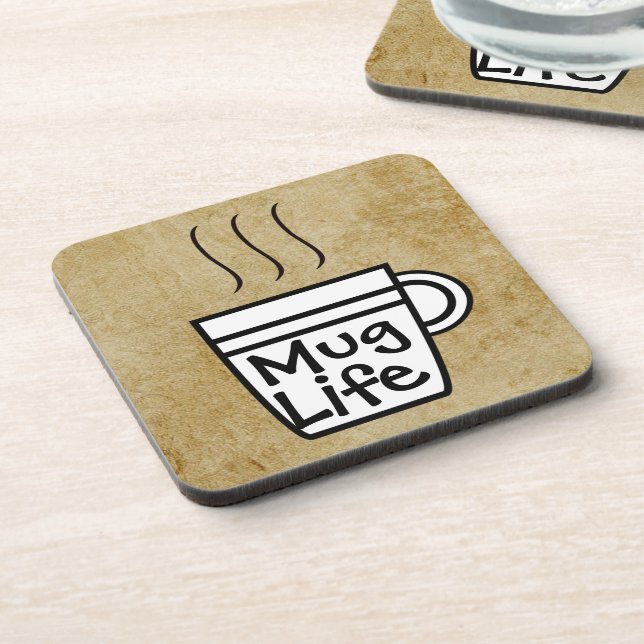Mug Life Beverage Coaster (Left Side)