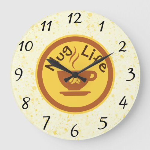Mug Life Wall Clock