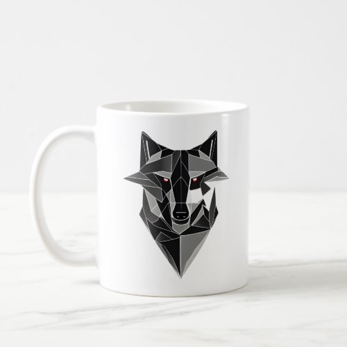 Mug Lone Wolf AI_generated Artwork