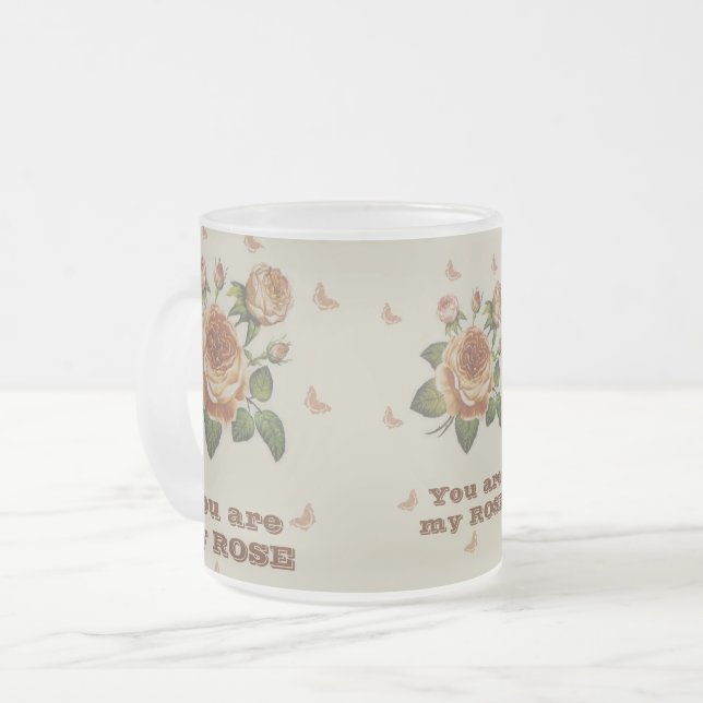 Mug Love Rose (Front Left)